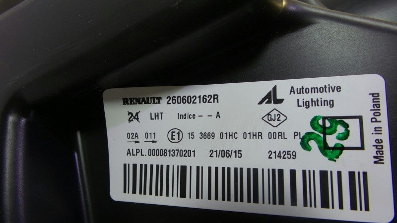 Farol Esquerdo Dacia Duster 10-13 OEM