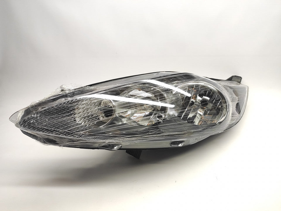 Farol Esquerdo Eletrico C/ Motor Ford Fiesta VI 3 / 5P 08-13 Mascara Preta
