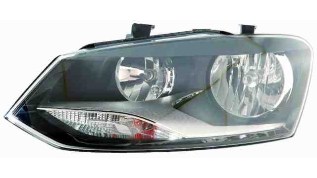 Farol Esquerdo Eletrico Vw Polo 9R 09-13 C/ Motor