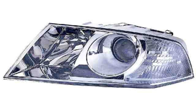 Farol Esquerdo Skoda Octavia 04-09 Xenon+H1