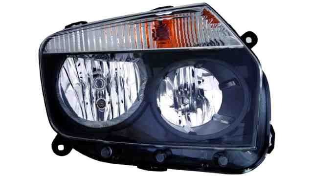 Farol Dacia Duster 10-13 Direito Mascara Preta