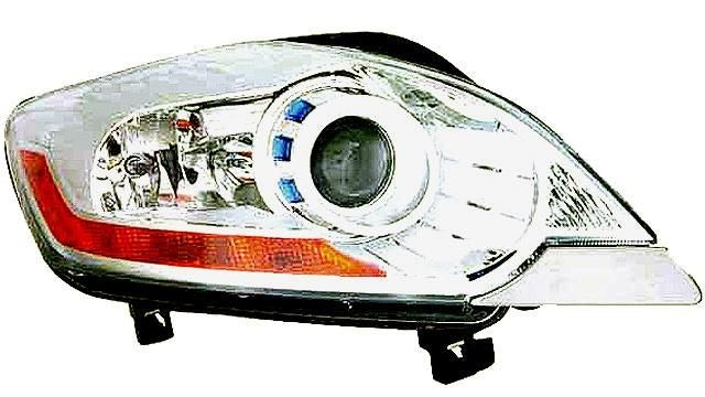 Farol Direito Eletrico C/ Motor Ford Kuga 08-13 Lente Branca