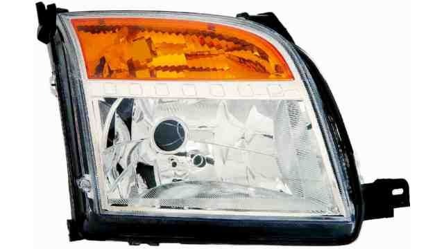 Farol Direito Eletrico Laranja C/ Motor Ford Fusion 05-