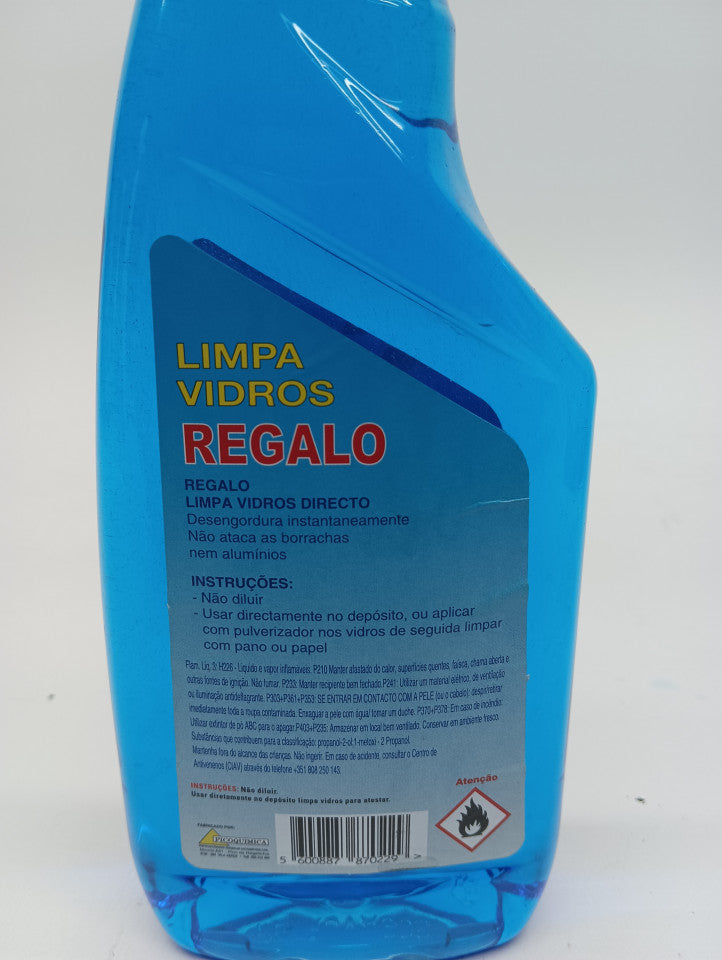 Limpa Vidros Automovel 500ml Regalo