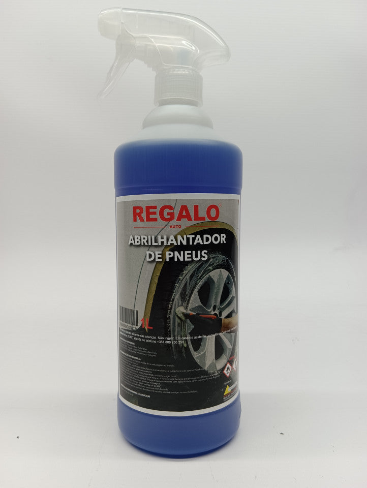 Abrilhantador de Pneus 1L C/Pulverizador Regalo