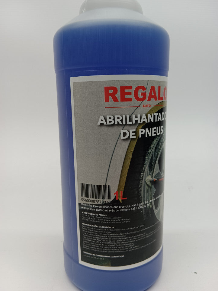 Abrilhantador de Pneus 1L C/Pulverizador Regalo