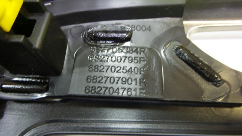 Consola Auto Radio Renault Captur Cromado