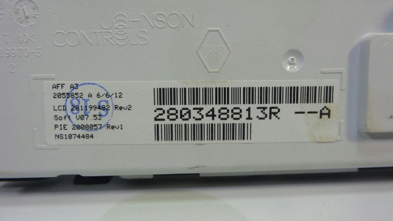 Display de Informações Renault Fluence