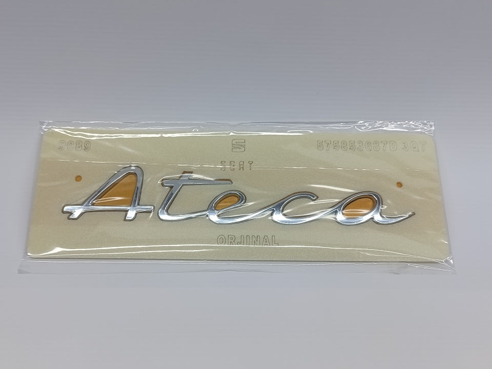 Emblema Letring Traseiro Seat Ateca