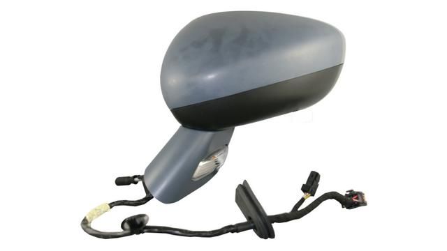 Espelho Citroen C5 08-10 Esquerdo Eletrico Azul C/ Pisca