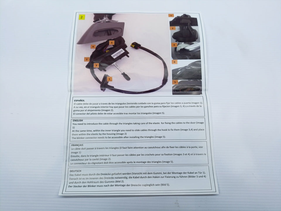 Espelho Direito Citroen C4 10- Rebativel