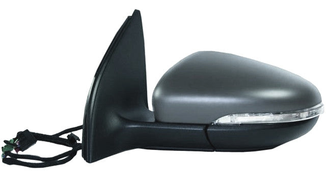 Espelho Direito Eletrico Vw Golf VI 08-12 C/ Luz Presença Rebativel