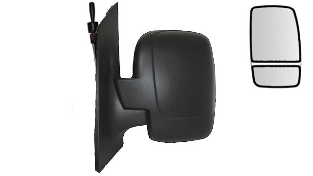 Espelho Direito Manual Fiat Scudo 06-16 2Vidros
