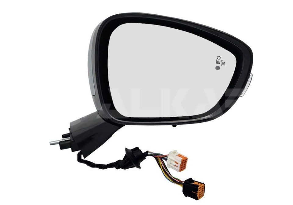 Espelho Direito Rebativel Luz Cortesia e Memoria Citroen C4 Picasso 13-18