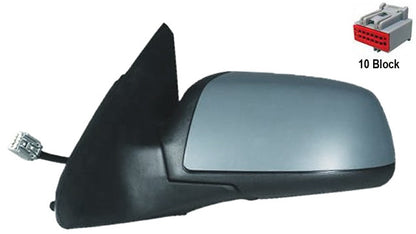 Espelho Esquerdo Eletrico Asferico P/ Pintar C/ Pisca Luz Presença Ford Mondeo 03-07
