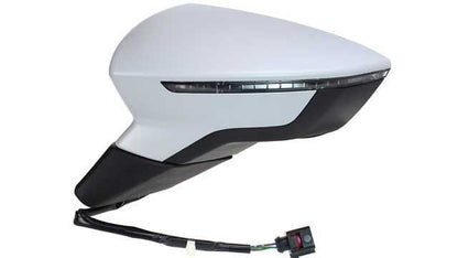Espelho Esquerdo Eletrico Seat Leon 13- Termico P/ Pintar