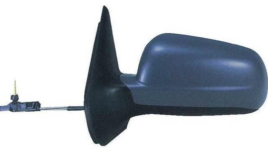 Espelho Esquerdo Manual Azul Grande Vw Golf IV 98-03 P/ Pintar