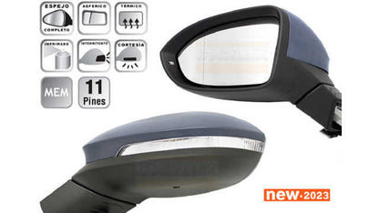 Espelho Esquerdo Vw Golf VIII Rebativel 19-22