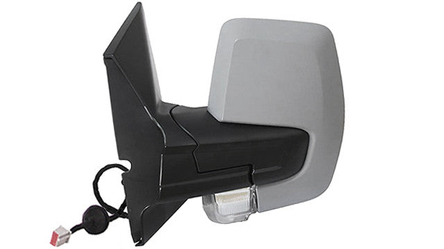 Espelho Ford Tourneo Custom 12- / Transit Custom 12- Esquerdo Rebativel P/ Pintar C/ Pisca Luz Cortesia