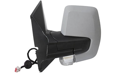 Espelho Ford Tourneo Custom 12- / Transit Custom 12- Esquerdo Rebativel P/ Pintar C/ Pisca Luz Cortesia