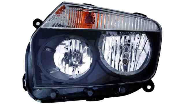 Farol Dacia Duster 10-13 Esquerdo Mascara Preta
