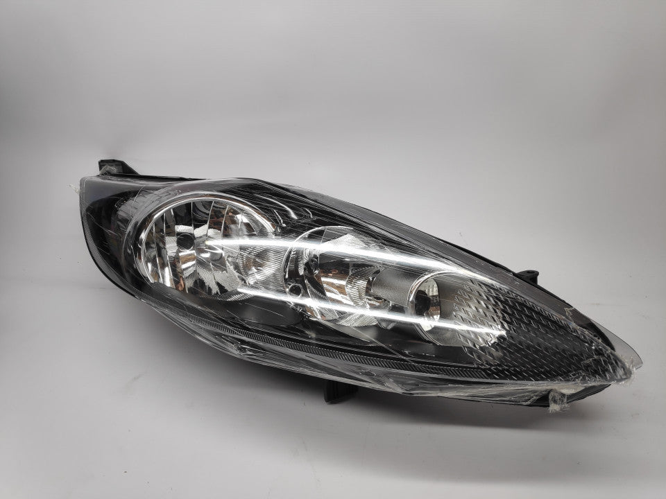 Farol Direito Eletrico C/ Motor Ford Fiesta VI 3 / 5P 08-13 Mascara Preta