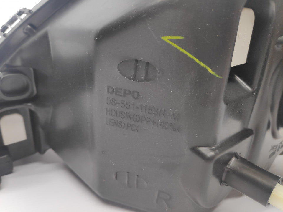 Farol Direito Eletrico Dacia Logan 04-08