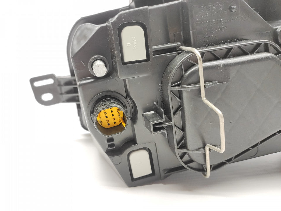 Farol Direito Eletrico Fiat Panda 03-11 F. Amarela