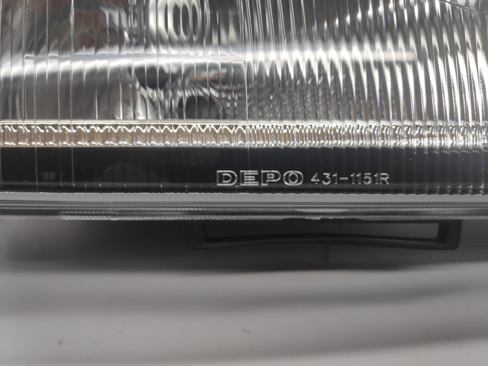 Farol Direito Eletrico Ford Transit 91-00 Lente Plastica