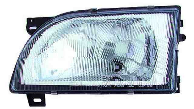 Farol Direito Eletrico Ford Transit 91-00 Lente Plastica
