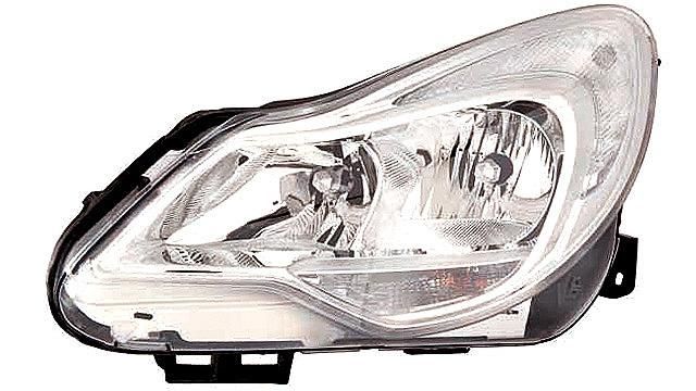 Farol Direito Opel Corsa D 11-14 Cromado