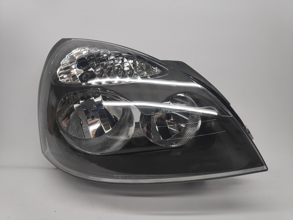 Farol Direito Renault Clio II 01-05 Mascara Preta
