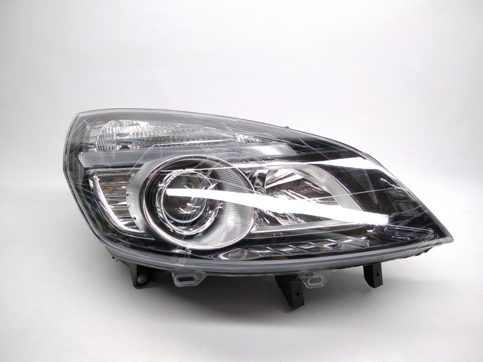 Farol Direito Renault Scenic II 05-08 Aro Preto