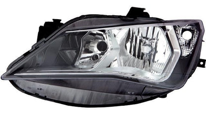 Farol Direito Seat Ibiza 12- Anel Cromado