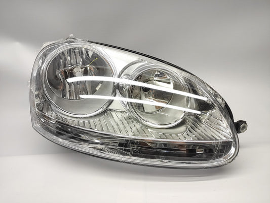 Farol Direito Vw Golf V 03-08 Cromada