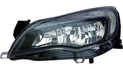 Farol Esquerdo C/ Luz Diurna Opel Astra J 10-16 Mascara Preta