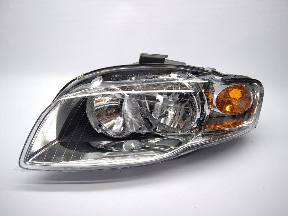 Farol Esquerdo Eletrico Audi A4 04-07 Pisca Laranja
