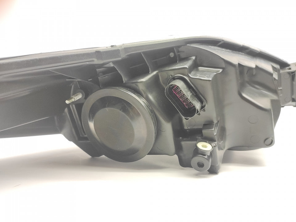 Farol Esquerdo Eletrico C/ Motor Ford Fiesta VI 3 / 5P 08-13 Mascara Preta
