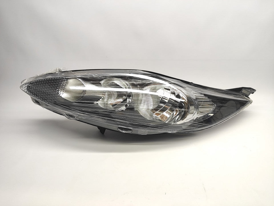 Farol Esquerdo Eletrico C/ Motor Ford Fiesta VI 3 / 5P 08-13 Mascara Preta
