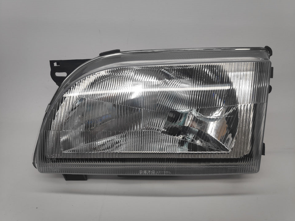 Farol Esquerdo Eletrico Ford Transit 91-00 Lente Plastica
