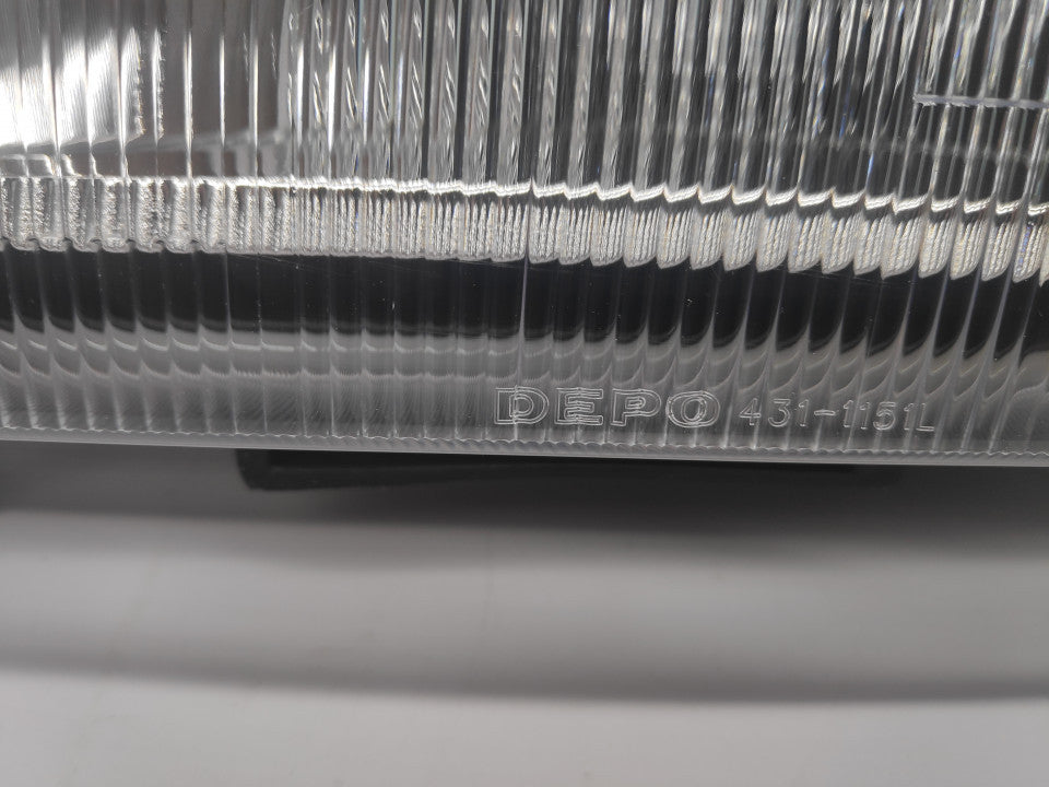 Farol Esquerdo Eletrico Ford Transit 91-00 Lente Plastica