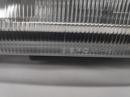 Farol Esquerdo Eletrico Ford Transit 91-00 Lente Plastica