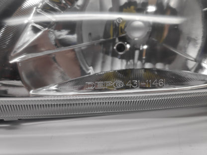 Farol Esquerdo Eletrico Laranja C/ Motor Ford Courier 99-02