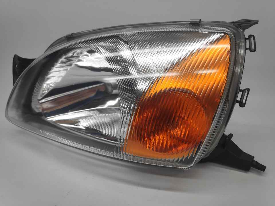 Farol Esquerdo Eletrico Laranja C/ Motor Ford Courier 99-02