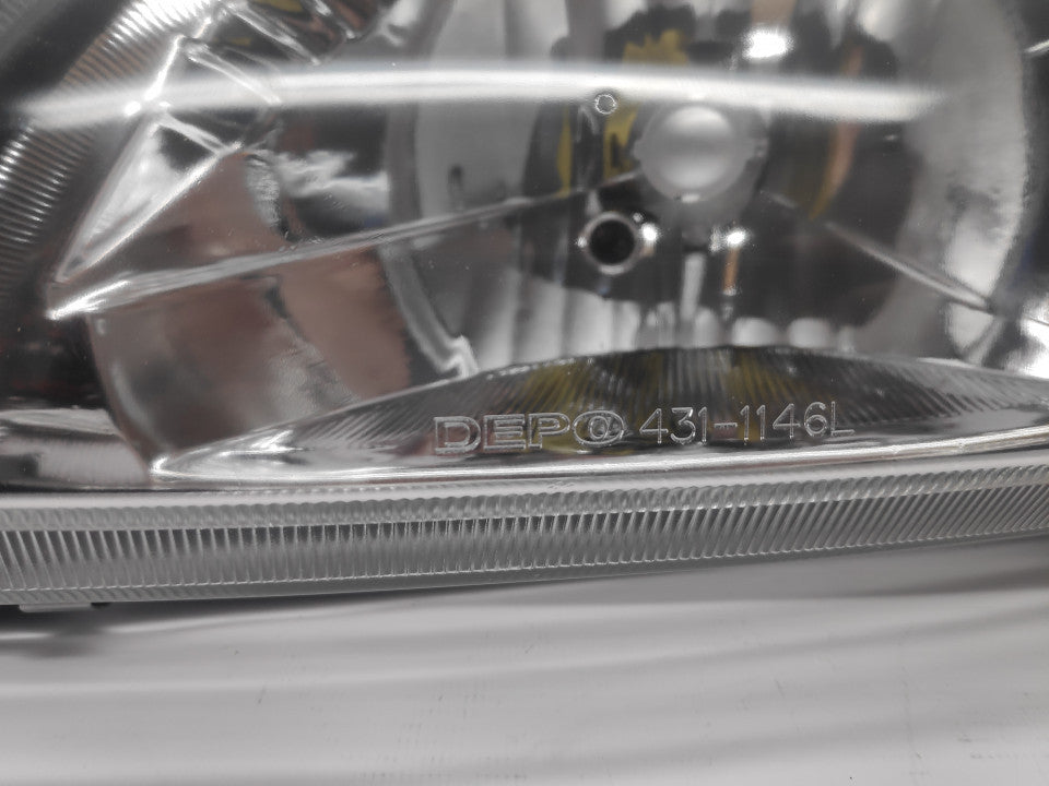 Farol Esquerdo Eletrico Laranja C/ Motor Ford Courier 99-02