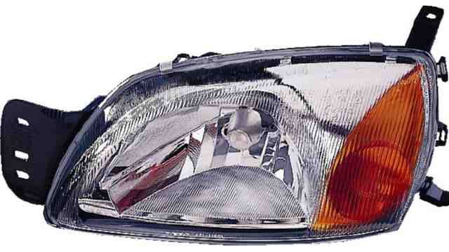 Farol Esquerdo Eletrico Laranja C/ Motor Ford Courier 99-02