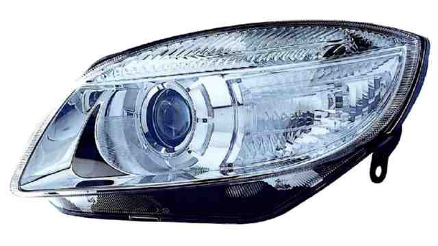 Farol Esquerdo Eletrico Skoda Fabia 07-09