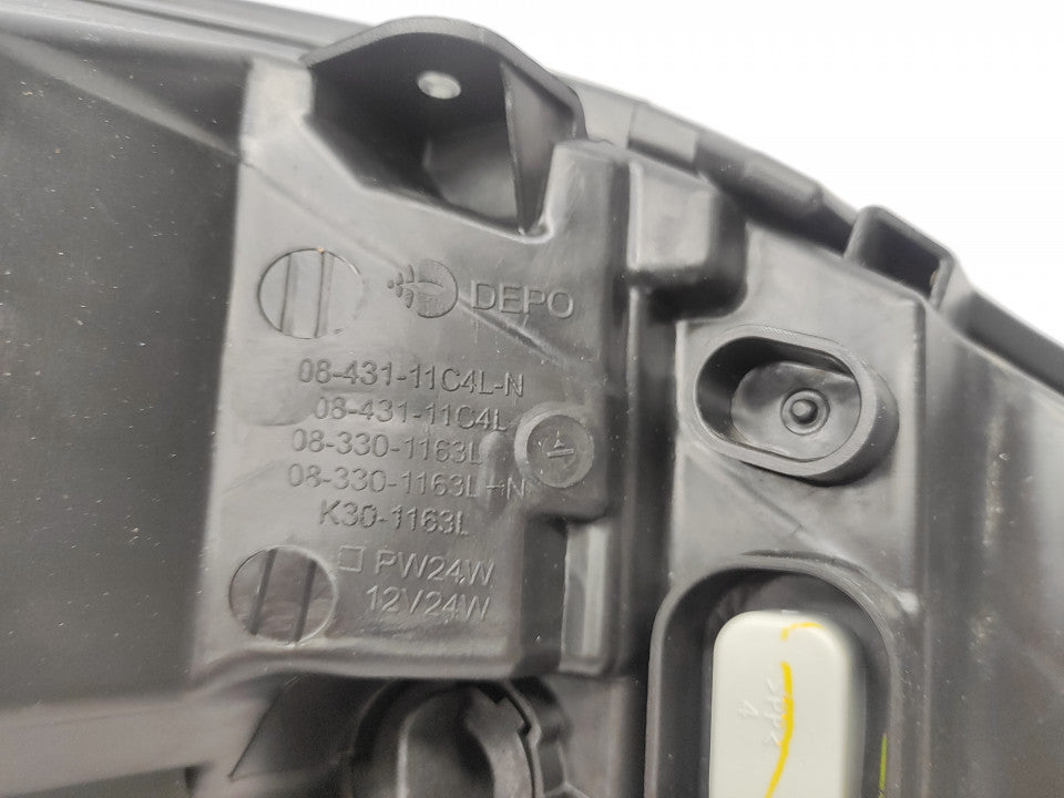 Farol Esquerdo Ford Tourneo Connect 13-18 Cromado