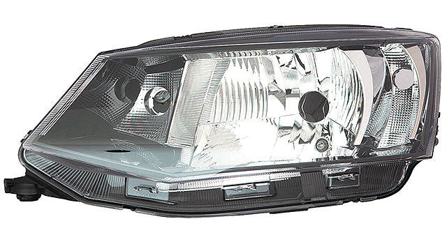 Farol Esquerdo Fundo Negro Skoda Fabia 14-