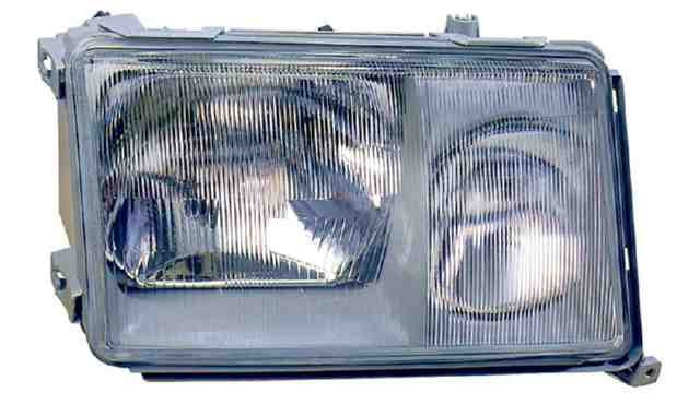 Farol Esquerdo Mercedes W124 Berlina / Coupe / Cabrio 85-93 Mascara Escura
